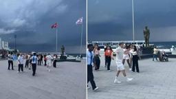 DHA’nın haberinin ardından ünü sınırı aşan 'Salla Dansı’ Girne’den kameraya yansıdı