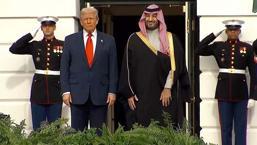 ABD Başkanı Trump ile Suudi Arabistan Veliaht Prensi Selman, Beyaz Saray’da bir araya geldi