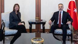 Bakan Fidan, BM'nin Kıbrıs Temsilcisi Holguin'i kabul etti