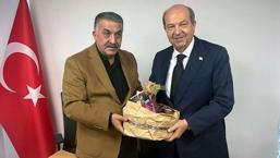 KKTC’nin 5’inci Cumhurbaşkanı Tatar’dan, ETSO’ya ziyaret