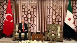 Bakan Güler, Suriye Savunma Bakanı Tümgeneral Ebu Kasra ile bir araya geldi