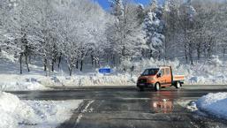 Kar durdu, Bolu Dağı'nda ulaşım rahatladı