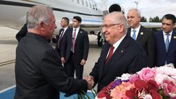 Bakan Güler Ürdün Kralı 2'nci Abdullah'ı askeri törenle karşıladı