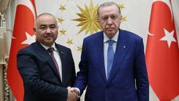 Cumhurbaşkanı Erdoğan, Kırgızistan Parlamento Başkanı Uulu'yu kabul etti