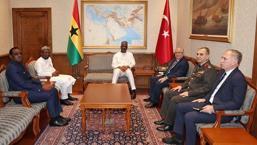 Bakan Güler, Gana İçişleri Bakanı Muntaka ile bir araya geldi