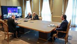 Cumhurbaşkanı Yardımcısı Yılmaz, Çevrimiçi Liderler Toplantısı'na katıldı