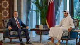 Dışişleri Bakanı Fidan, Katar Emiri Al Sani tarafından kabul edildi