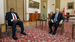 Kurtulmuş, Parlamentolar Arası Birlik Genel Sekreteri Chungong’u kabul etti