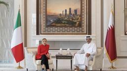 İtalya Başbakanı Meloni, Katar Emiri Al Sani ile görüştü