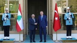 Cumhurbaşkanı Erdoğan, Lübnan Başbakanı Selam'ı kabul etti