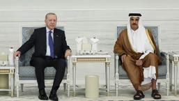 Cumhurbaşkanı Erdoğan, Katar Emiri Al Sani’ye taziye ziyaretinde bulundu