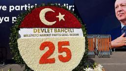 Devlet Bahçeli'den AK Parti'nin 25'inci yılına özel çelenk