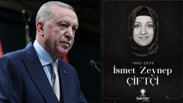 Cumhurbaşkanı Erdoğan’dan vefat eden AK Parti Kadın Kolları MKYK Üyesi Çiftçi için taziye mesajı