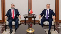 Bakan Fidan, Suriyeli mevkidaşı Şeybani ile bir araya geldi