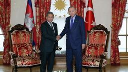 Cumhurbaşkanı Erdoğan, Kamboçya Başbakanı Manet'i kabul etti
