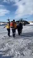 Jandarma helikopteri, hasta kadın için havalandı