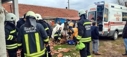 Tekirdağ'da evin mutfağında patlama: Babaanne ile torunu yaralı