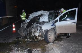 Çeltikçi'de trafik kazası: 1 yaralı