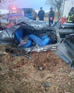 Ağaca çarpan otomobilin sürücüsü öldü