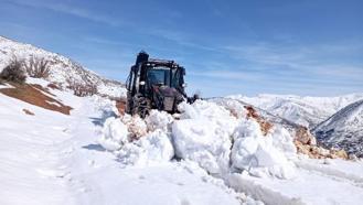 Sason'da karla mücadele seferberliği