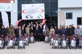 Mardin’de üreticilere süt sağım makinesi desteği