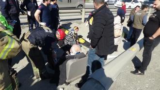 Silivri'de kaza: 2 yaralı