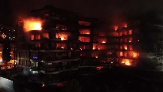 İzmir'de lüks sitede yangın (7)