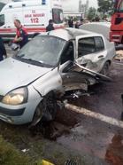 Zonguldak'ta trafik kazası; baba öldü, kızı yaralı