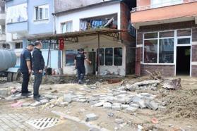 Zonguldak'ta sel sonrası hasar tespiti (3)