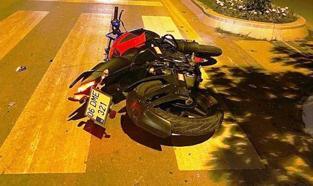 Devrilen motosikletin sürücüsü Yunus, hayatını kaybetti