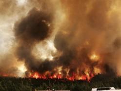Kınık'taki orman yangını ikinci gününde (3)