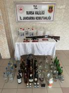 Bursa'da 100 bin TL değerinde sahte içki ele geçirildi; 1 gözaltı