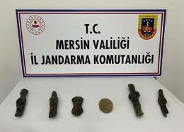 Mersin'de tarihi eser operasyonu: 1 gözaltı