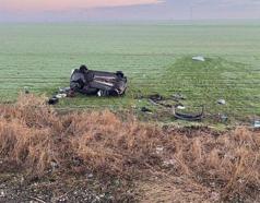 Kırklareli'de tarlaya devrilen otomobilin sürücüsü öldü