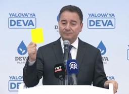 Ali Babacan: Bu seçim, hükümete sarı kart gösterme seçimi
