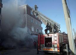 Lüleburgaz'da restoranda çıkan yangın panik yarattı