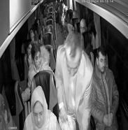 İstanbul- (Özel)- TEM'de araç çarpan 5 kişinin son görüntüleri; otobüsten inerken kameraya yansıdılar