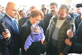 Meral Akşener, Gönen'de esnaf ziyareti yaptı, Bandırma'da Ege'nin konserine katıldı