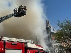 İstanbul-  (Geniş haber) Ataşehir'de tamirhanede yangın