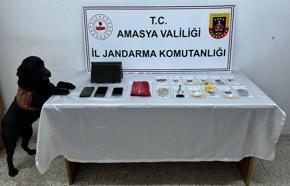 Amasya'da uyuşturucu operasyonu, 4 tutuklama