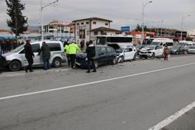 Malatya'da zincirleme kaza: 4 yaralı