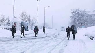 Bitlis'te okullara kar tatili