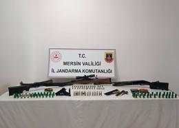Mersin'de silah kaçakçığı operasyonu: 4 gözaltı