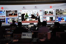 İstanbul-İletişim Başkanlığı Taksim'de Basın Merkezi kurdu