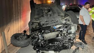 Kocaeli'de ciple otomobil çarpıştı: 9 yaralı