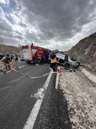 Gümüşhane'de refüje çarpan otomobilin sürücüsü öldü, eşi yaralı