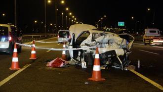 Kuzey Marmara Otoyolu'nda kaza: 2 ölü, 4 yaralı  (2)