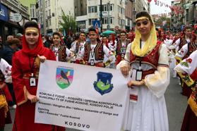 Tekirdağ'da 23 Nisan kutlamaları, Balkan ülkelerinden gelen çocukların katılımıyla başladı
