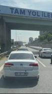 İstanbul - Üsküdar’da şeritleri kapatan düğün konvoyu trafiği yavaşlattı