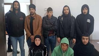 Edirne'de 11 kaçak göçmen yakalandı